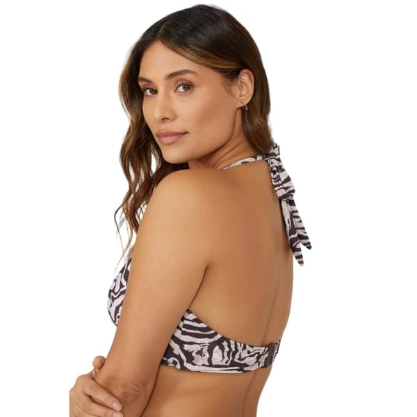 Gorgeous Bikinitop med dyreprint uden vattering til kvinder/damer