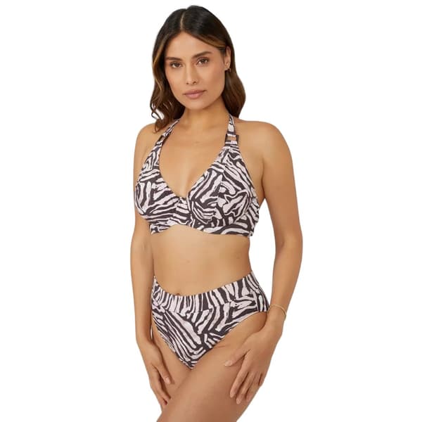 Gorgeous Bikinitop med dyreprint uden vattering til kvinder/damer