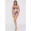 Miniatyrbillede 4 af 4: Gorgeous Dame/Damer Arianna Palm Tree stropløs bikinitop