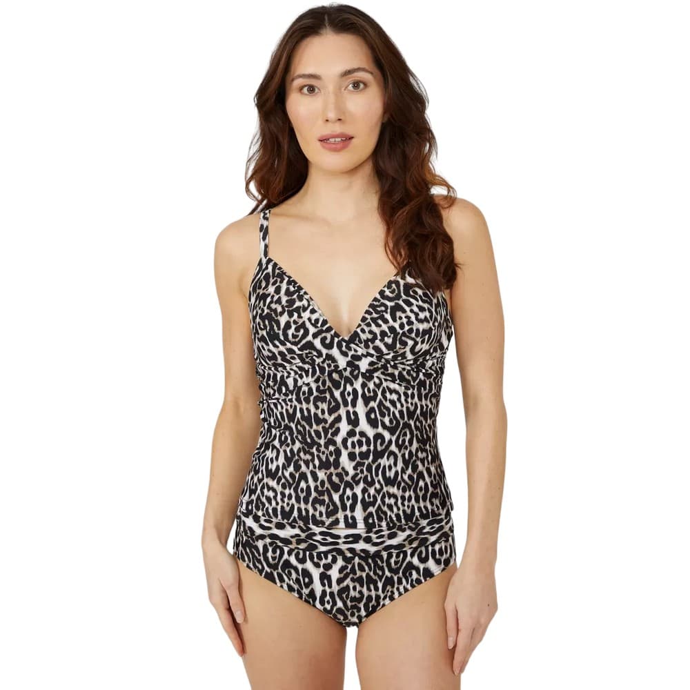 Debenhams Womens/Ladies Leopard Print Tankini Top CDON
