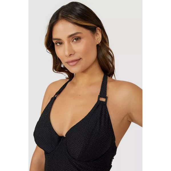 Gorgeous Womens/Ladies Sparkle Non-Padded Tankini Top