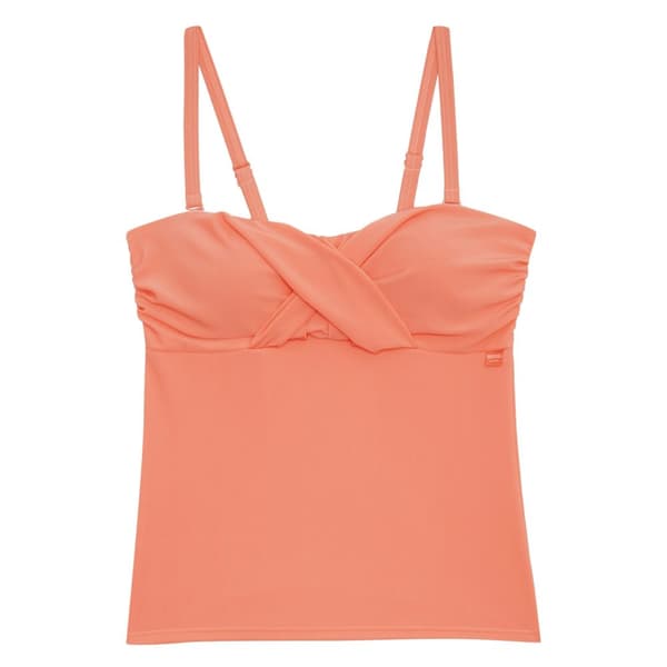 Regatta Womens/Ladies Aceana III Plain Tankini Top Shell Pink 14 UK