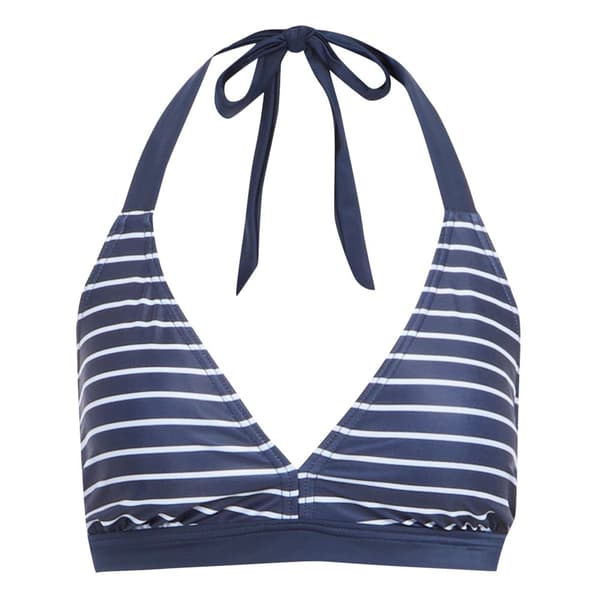 Regatta Womens/Ladies Flavia Stripe Bikini Top Navy/White 14 UK
