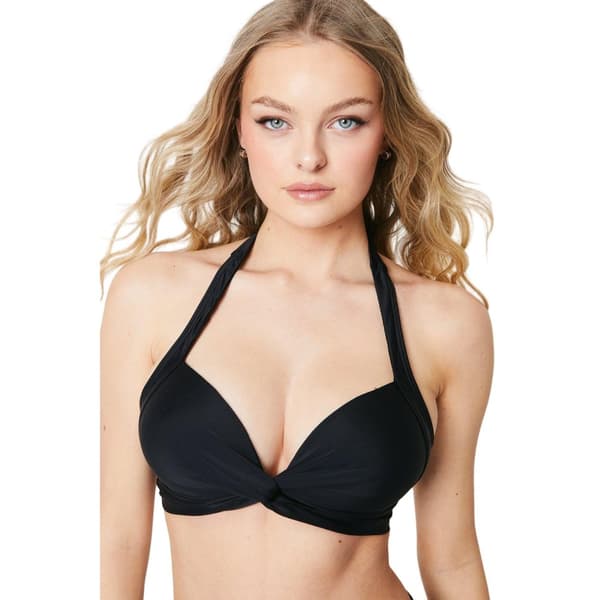 Gorgeous Dam/kvinnor Vadderad bikinitopp med snodd knut framtill