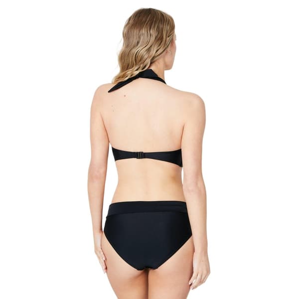 Gorgeous Dam/kvinnor Vadderad bikinitopp med snodd knut framtill