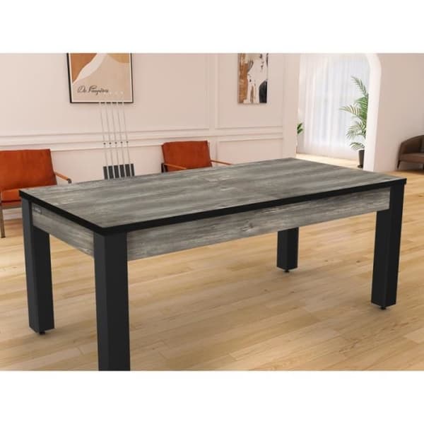 Matsalsbricka för industriellt Arizona konvertibelt biljardbord - Grå - Vuxen - 213,40 x 119 x 1,50 cm - Blandat