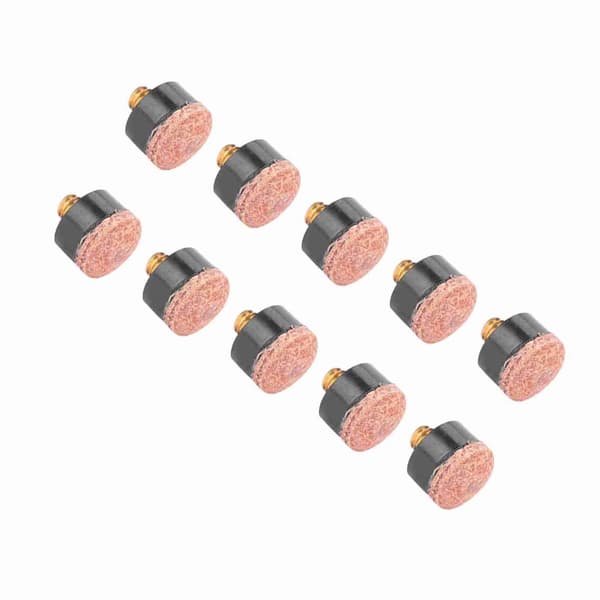 10 stk billard snooker pool kø stang spids reservedele tackle tilbehør (12mm)