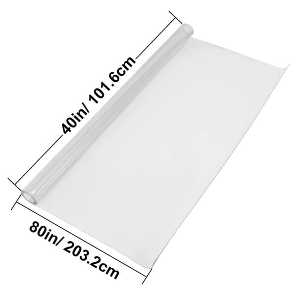 Plastduk, Vattentät, Lätt att Rengöra,1,5 mm 42x78 tum