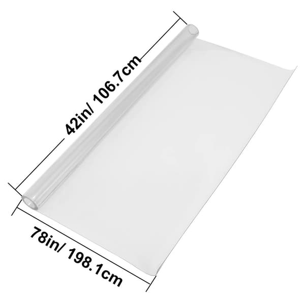 Plastduk, Vattentät, Lätt att Rengöra,2,0 mm 42x78 tum