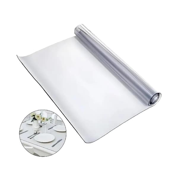 Bordsduksskydd, tåligt PVC-material, vattentät design,42 x 84 tum