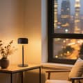 Miniatyrbillede 8 af 9: OBOSOE LED Trådløs Bordlampe, Bærbar 5000mAh Udendørs Bordlampe, 3 Farver Trinløs Lysdæmper Natbordslampe Med Hukommelsesfunktion