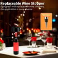Miniatyrbild 3 av 7: OBOSOE Flasklampa för Alkoholflaskor, Trådlös Laddbar Tackbordslampa med RGB-Modus & 3 Färger Dimmbar för Hem, Bar, Camping, Resor (Svart)