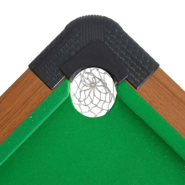 vidaXL Biljardbord 122x61x76 cm brun