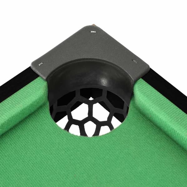 vidaXL mini-poolbord 92x52x19 cm sort og grøn