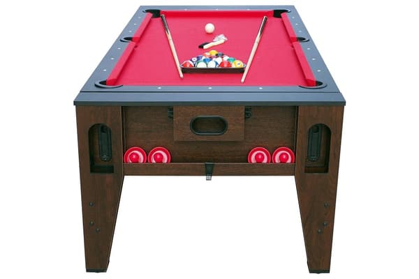 Reverso Billard-och Airhockeybord Sort