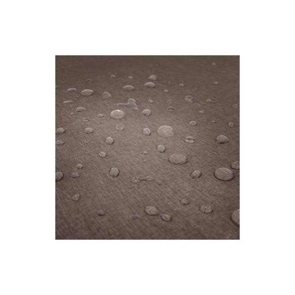 Rektangulär duk - 1001jouets.fr - Lino - 260x170cm - Färg taupe - Vattenavvisande polyester