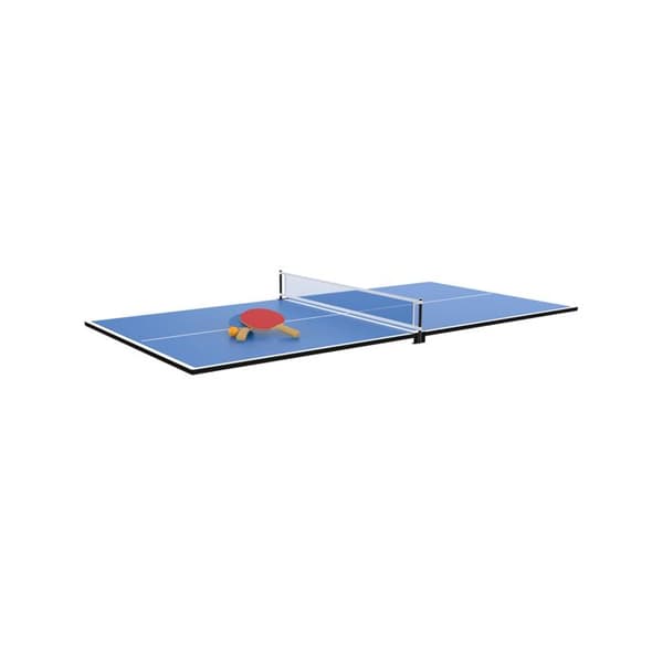 Vändbar kornig svart pingisbricka - Svart