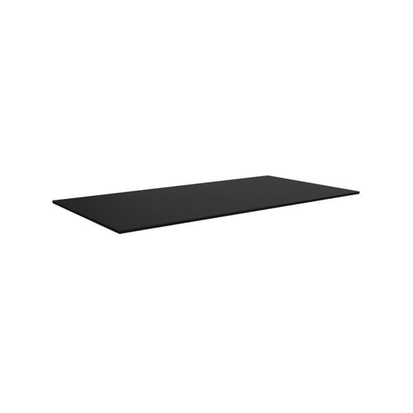 Vändbar kornig svart pingisbricka - Svart