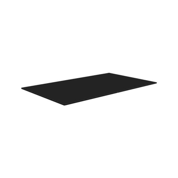 Matbricka för konvertibelt biljardbord 6 personer Texas Grained black