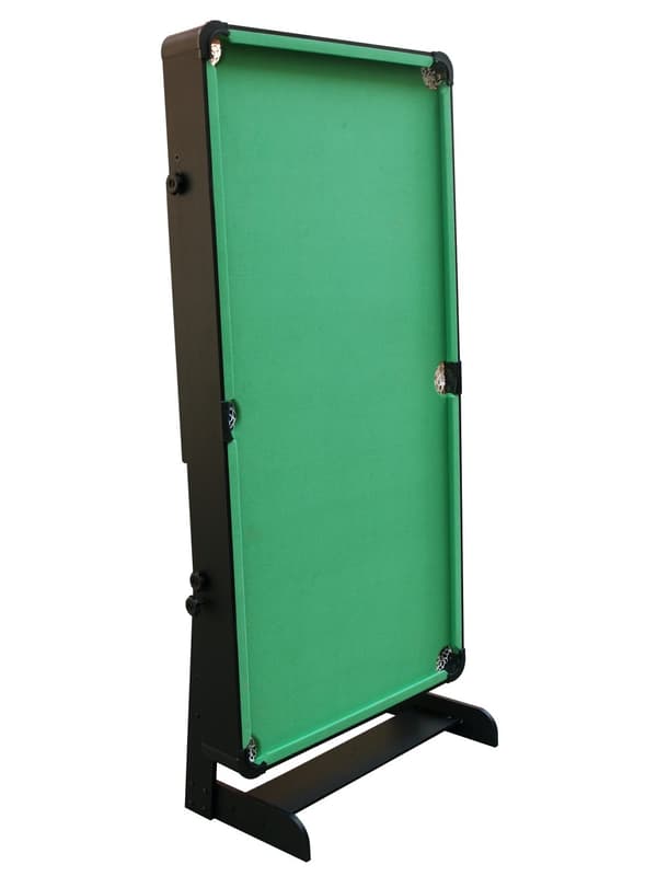 Cougar Hustle L Biljardipöytä 5ft kokoontaitettava musta / vihreä | Taitettava biljardipöytä sis. tarvikkeet | Mitat: 152,4x76,2x78,7 cm