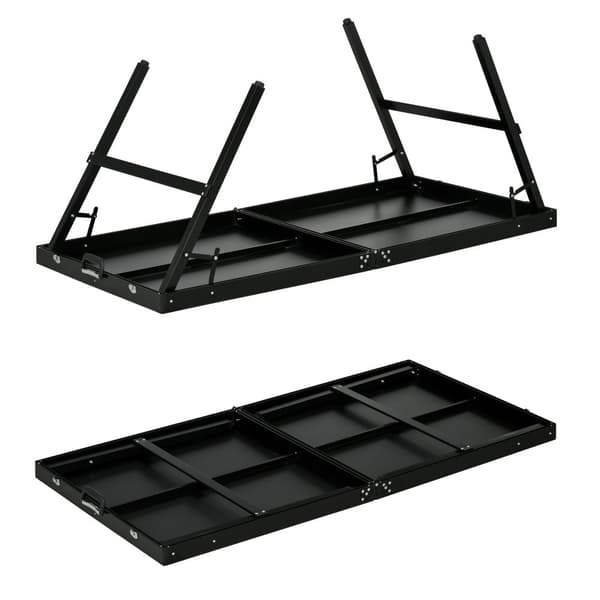 Mini Bordtennisbord, 152x76x72 cm, Sort