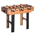 Miniatyrbillede 1 af 9: Multi-spil Bord, 4-i-1, 87x43x73 cm, Naturtræ Sort
