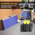 Miniatyrbillede 4 af 9: Bordtennisbord, 274x152.5x76 cm, Blå