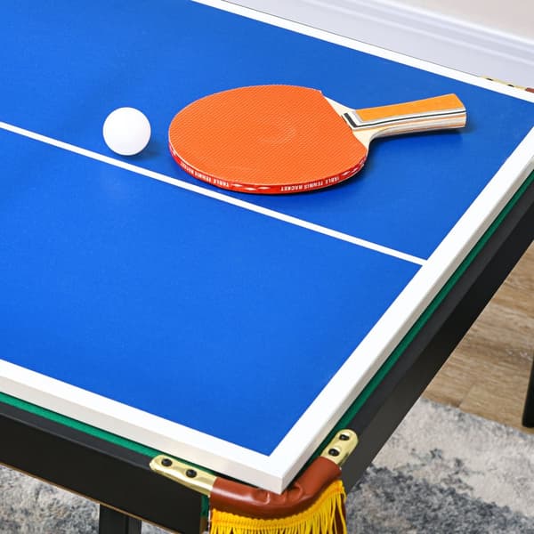 Multigame Bord, 2i1, 140x63x60-80 cm, Grøn