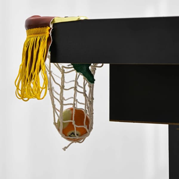 Multigame Bord, 2i1, 140x63x60-80 cm, Grøn