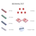 Miniatyrbild 5 av 9: Pokerset, Pokerkoffert Pokerset, 55.5x22x6.5 cm