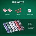 Miniatyrbild 7 av 9: Pokerset, Pokerkoffert Pokerset, 55.5x22x6.5 cm