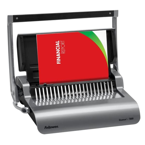 FELLOWES vazač QUASAR+ 500/ pracovní šířka 300 mm/ děrovací kapacita 25 listů/ A4/ maximální rozměr hřbetu 50 mm