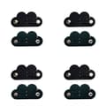 Miniatyrbillede 1 af 5: INF 4-Pack Cord Organizer, Læder Cable Organizer med snaplukning 0