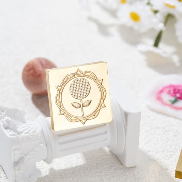 INF Vintage voks seglstempel - Høy kvalitet metallkonstruksjon Model 1