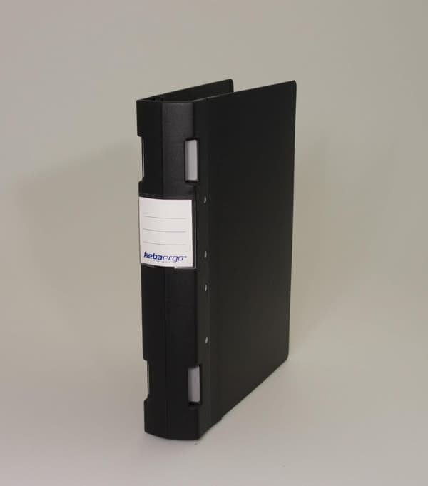 Gaffelpärm KEBAErgo A4 55mm svart/svart