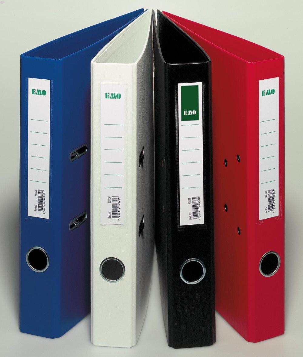 Pärm EU-hålning PP A4 50mm svart 10st