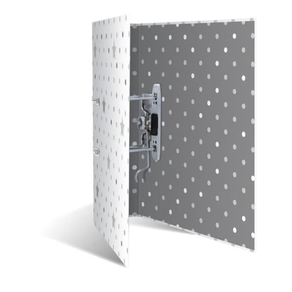 herma herma folder med "stjärnor" motiv, grå prickad linje, a4 svart svart Svart 201663