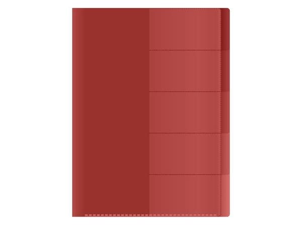A4 File Folder - Card Holders 5 pcs - 12-pack