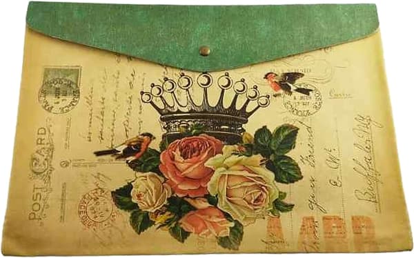 Envelope format Protective case in A4 size Flower