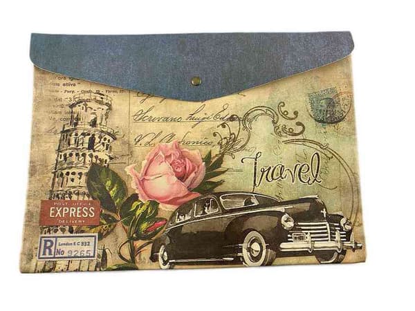 Envelope format Protective case in A4 size Multiple motives