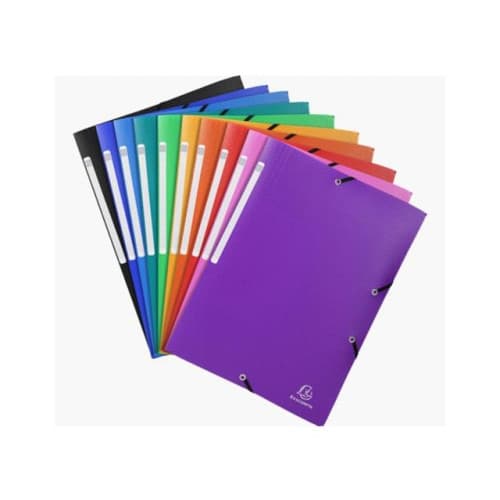 Gummibandsmapp EXACOMPTA PP sort.f 10/fp