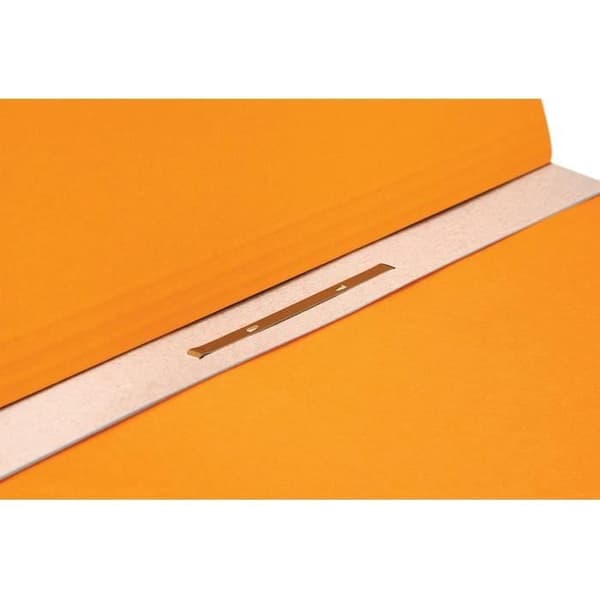FALKEN Einhakh efter recycling 1/2 frontlock för DIN A4, auktoritetslyft, 50 Pack orange - 80004047