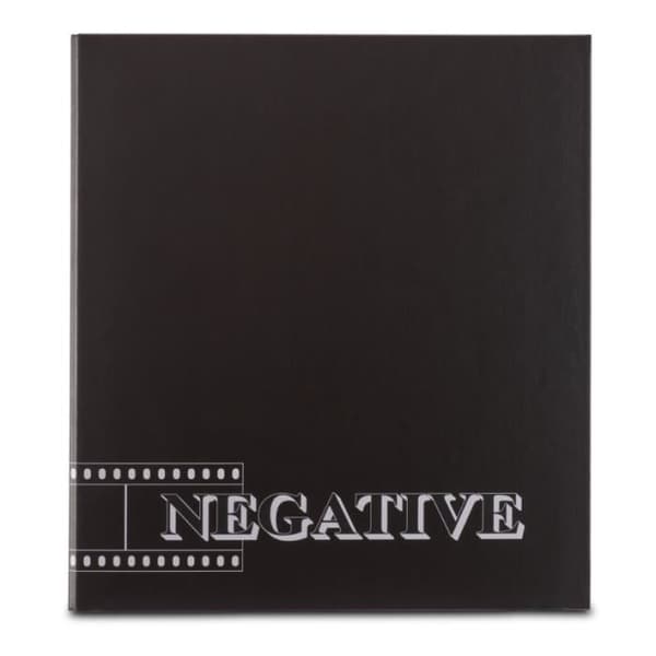''NEGATIV'' PÄRM MED KOMBINERAD MEKANISM MED 4 RINGAR, BREDD. 39 MM,