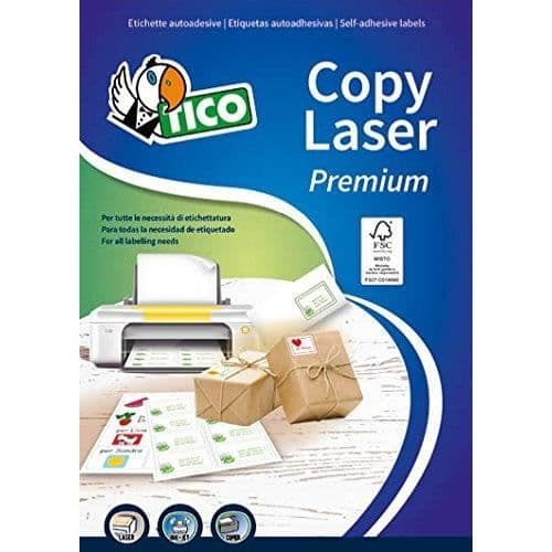 TICO Etiketter Vit - LP4W-4725