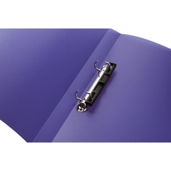 Dokumentportfölj - HERMA - 19183 - A4 - Lila - 2 ringar - Polypropen
