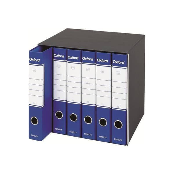 Häfthandtag - Esselte - Oxford - 230 x 330 mm - Blå - Pack om 6