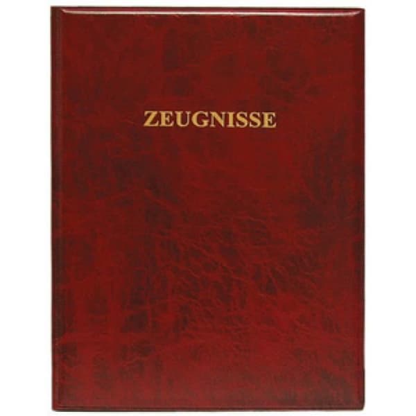 ROTH Brevpapper - Tillbehör ROTH Zeugnisringbuch, Kunststoff, DIN A4, dunkelrot 223633