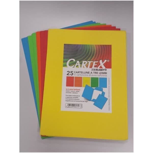 CF25CARTELLINE CARTEX 3L VERDE BLASETTI 611