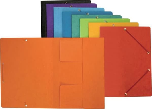 Classeur Hamelin - HAME1233 - Classeur med gummiband A4 blå