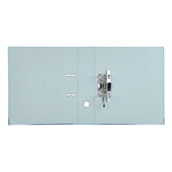 Spakmapp liderpapel a4 documenta kartongkantad 1,9 mm rygg 75 mm rado metallic grå färg